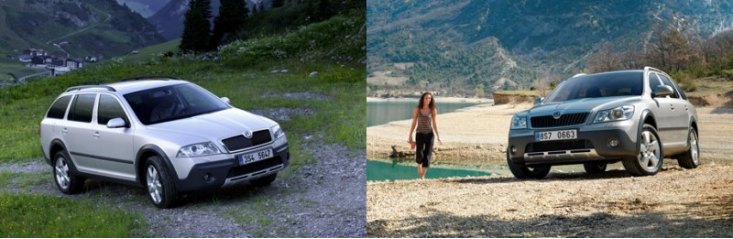 Хотя у универсала Octavia исполнение с полным…