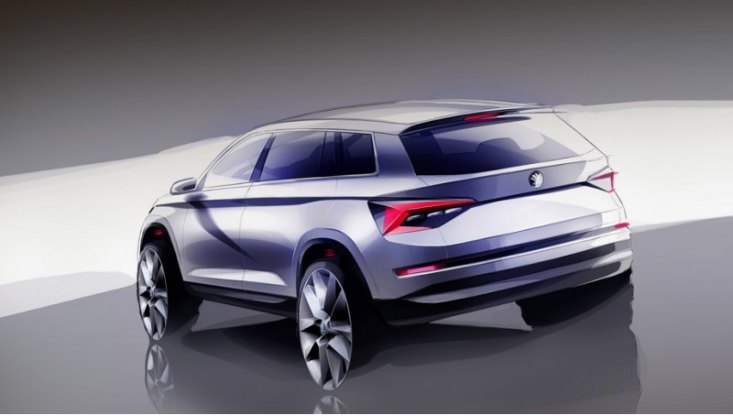 На ранних скетчах Kodiaq выглядел куда…