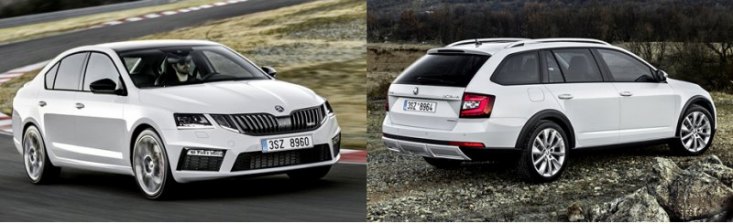 «Заряженная» Octavia RS и универсал повышенной…