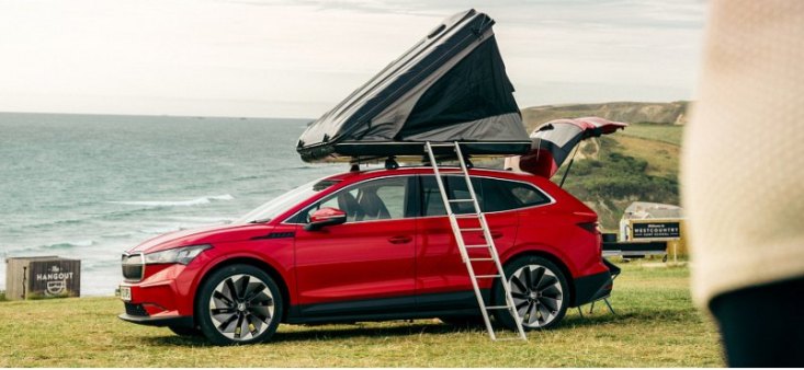 Из электромобиля Skoda Enyaq сделали кемпер на…