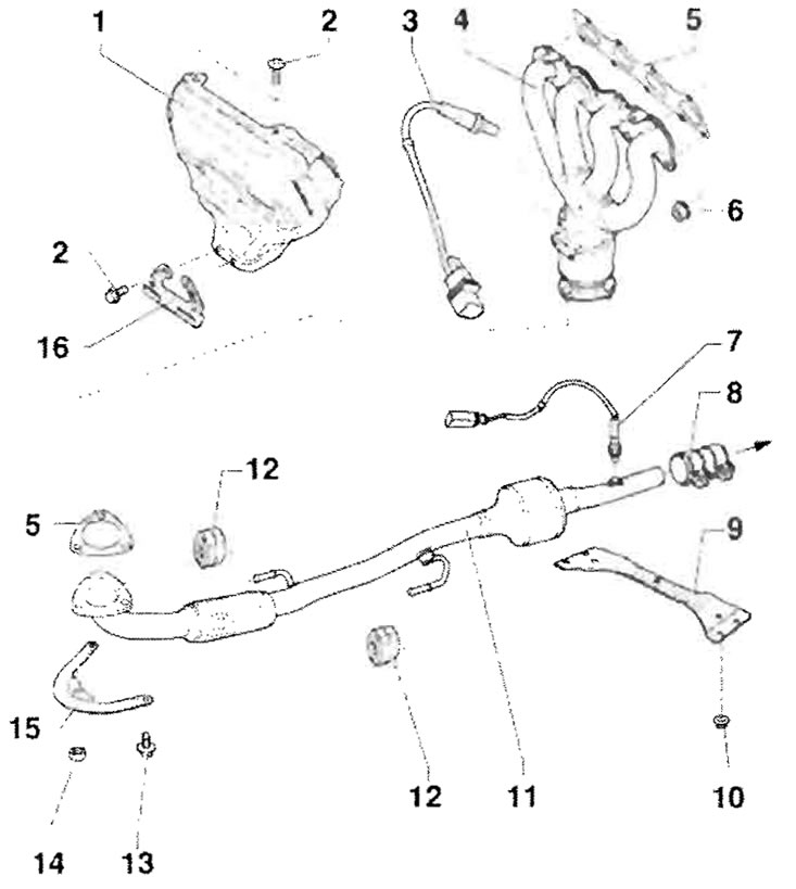 1 - Подогреватель воздуха/экран горячего воздуха;…