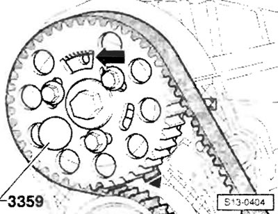 Повернуть коленчатый вал на 2 оборота по…