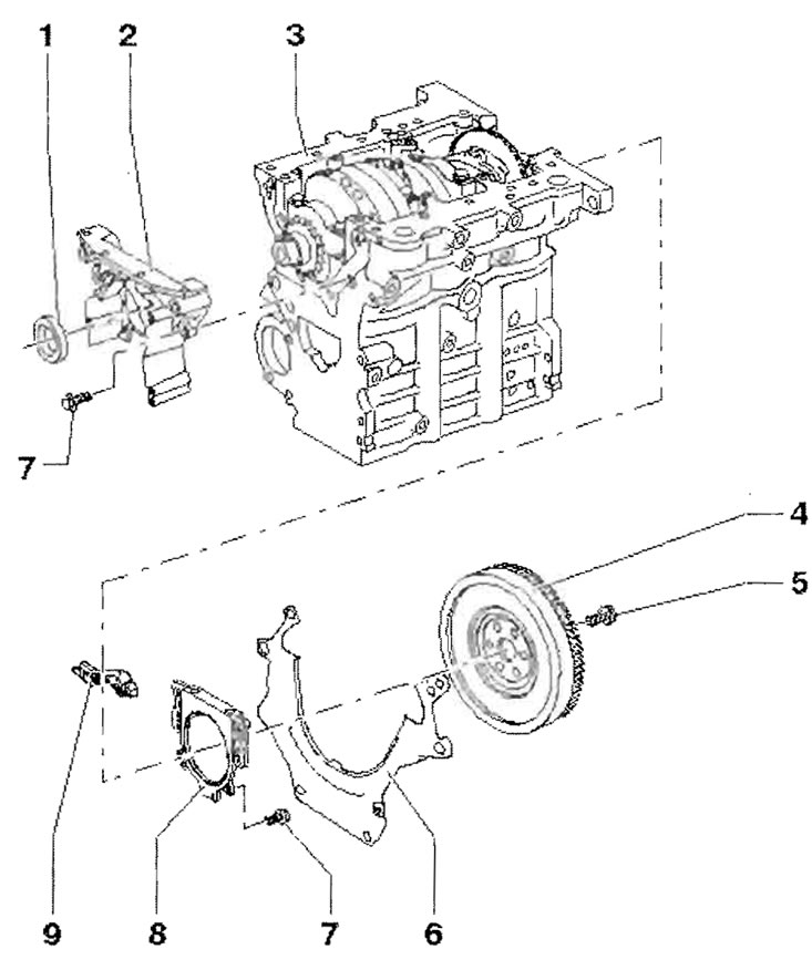 1 - Уплотнительное кольцо, рабочую кромку…