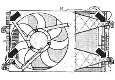 Вывинтив винты -стрелки-, извлечь обечайку…