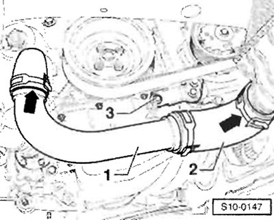 Вывинтить винт-3-. Снять нижнюю трубу для…