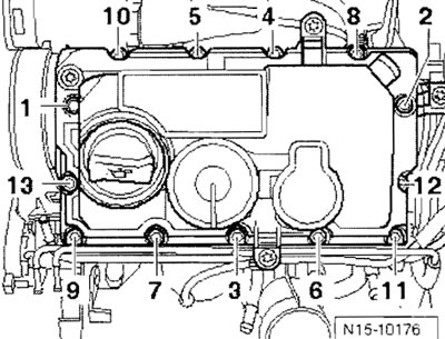 Снять верхний защитный кожух зубчатого приводного…
