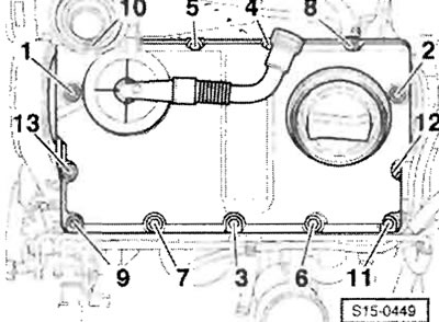 Для двигателя с буквенным обозначением BSW