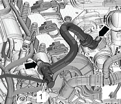 6. Unscrew the fastening screws (arrows) and…