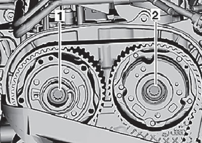 14. Install and tighten the lock bolt (1) to a…
