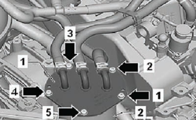 11. Set the top of the fuel filter aside without…