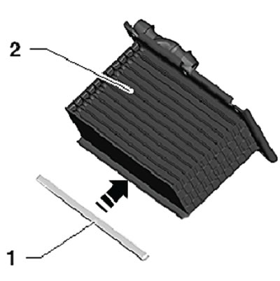 Install a new gasket into the recess on the…