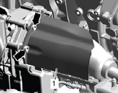 26. Выкрутить болты крепления и снять защитное…