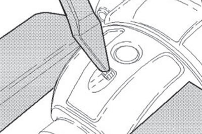1. Press into the differential box until it stops.