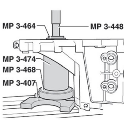 4. After installing the gearbox housing, tighten…