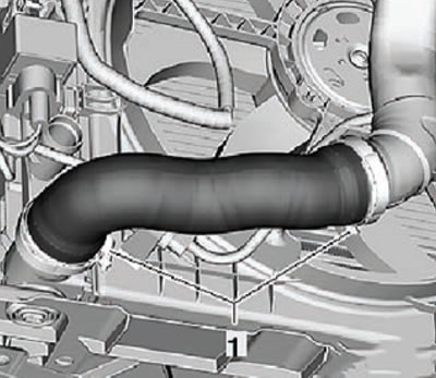 6. Loosen the clamps and disconnect the…