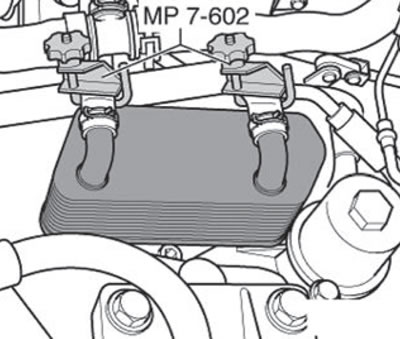 9. Add transmission oil to the gearbox (for more…