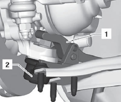 Note: Place an engine and transmission jack -VAG…