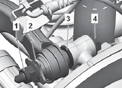 19. Снять шайбу (3).