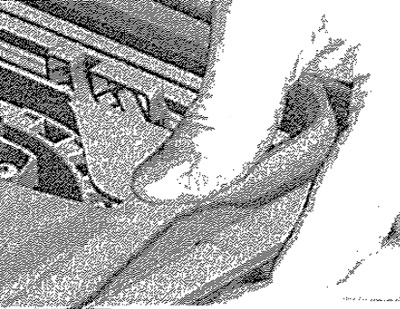 Заправить уплотнитель по всему периметру.