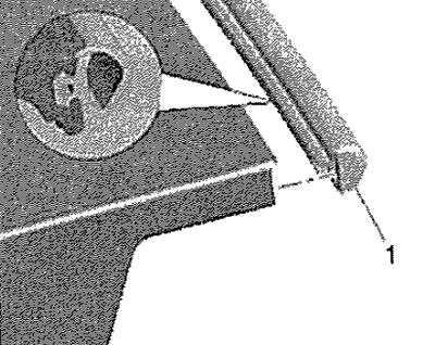 Заправить уплотнитель в канал, как показано на…