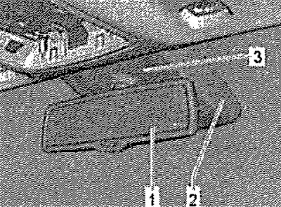 Снятие и установка внутреннего зеркала с датчиком…