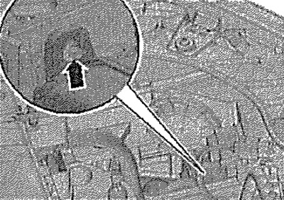 Развийте гайката със стрелка (8 Nm).