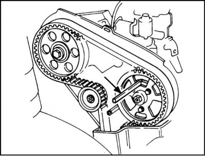 7. Продев специальный блокировочный штифт в…