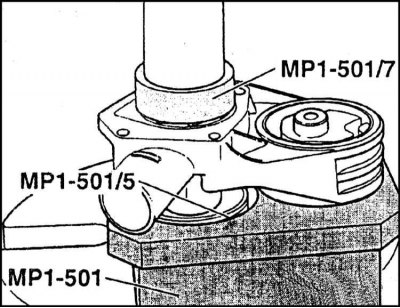 Процесс сборки водяного насоса представлен на…