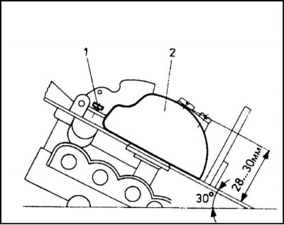 1 - Демпфер иглы клапана; 2 - Поплавок