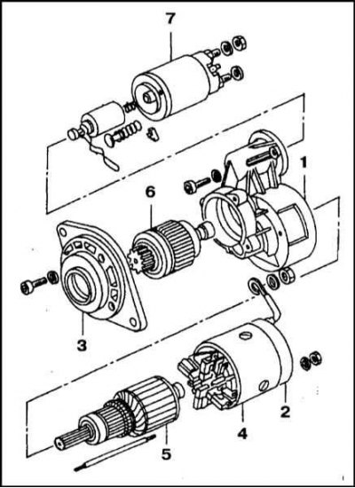 1 - Корпус; 2 - Задняя крышка; 3 - Передняя…