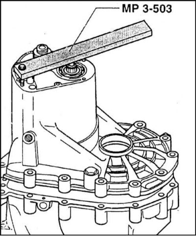 6. При помощи приспособления МР 3-503 отделите…