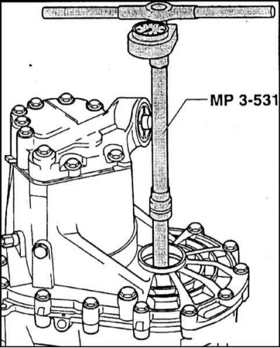 19. Проверьте преднатяг подшипника дифференциала…