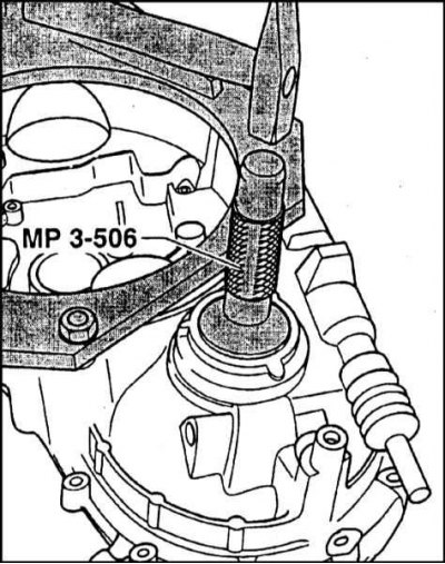 Разборка и сборка дифференциала производится при…