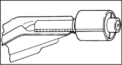 4. Задняя втулка также должна устанавливаться…