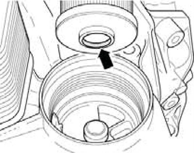 21.7 Уплотнение фильтра DSG