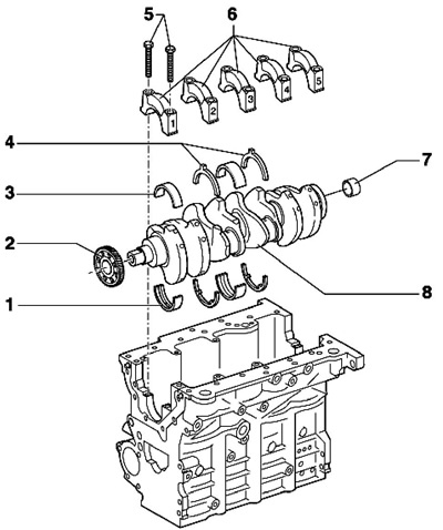 42.1a Подробности за монтаж на колянов вал