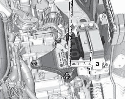4.23 Dimenzija za spuštanje DSG-a