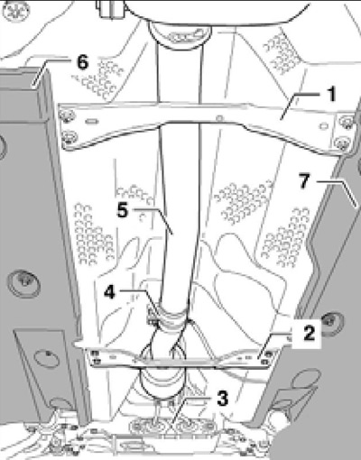 7.16 Монтажни части на изпускателната система