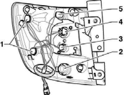 6.5b Задни комбинирани крушки (комби)