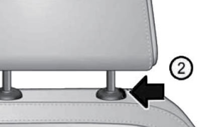 9.1. Кнопка снятия фиксации подголовника