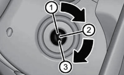 12.4. Положения замка зажигания