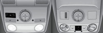 12.13. Варианты потолочной консоли