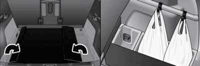 12.26. Откидывание боковин и крепления сумок…