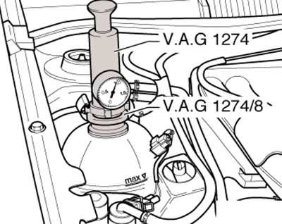 4.18. Проверка системы охлаждения под давлением