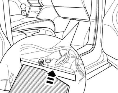 15.3. Установка салонного фильтра