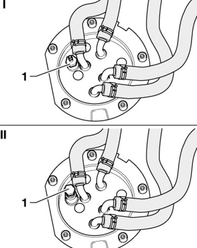 23.1. Пробка (1) сливного отверстия