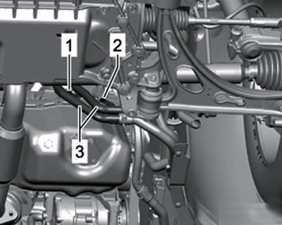 5.19. Крепёж трубок ОЖ дополнительного отопителя