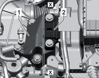 5.52. Проверка установки левого кронштейна