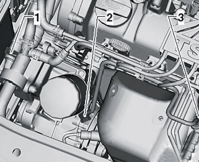 6.12. Шланг ОЖ и подающая масляная трубка