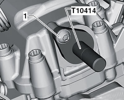9.11. Установка стопорного приспособления Т10414